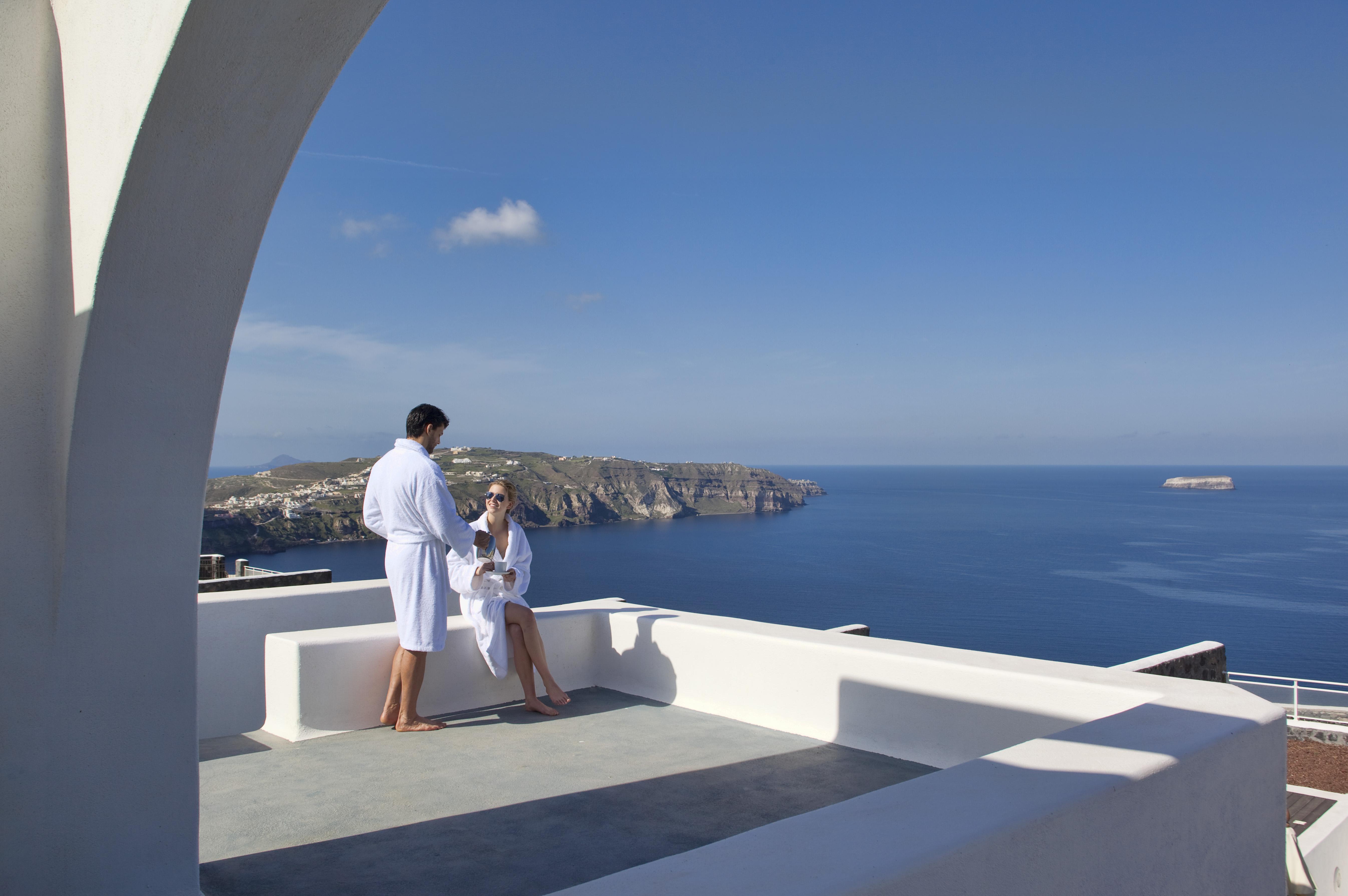 Thermes Luxury Villas And Spa (Adults Only) Megalochori  Eksteriør bilde