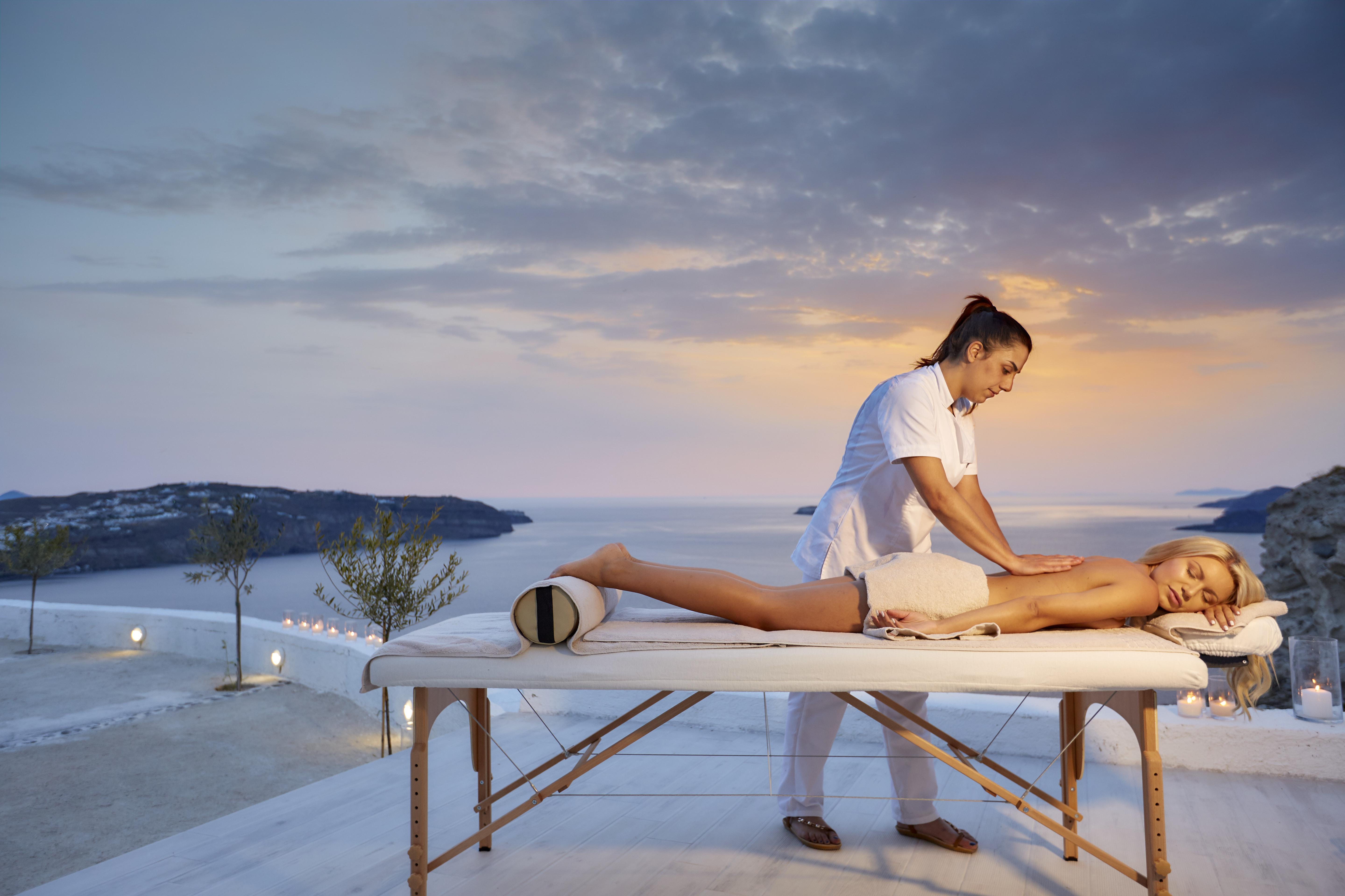 Thermes Luxury Villas And Spa (Adults Only) Megalochori  Eksteriør bilde