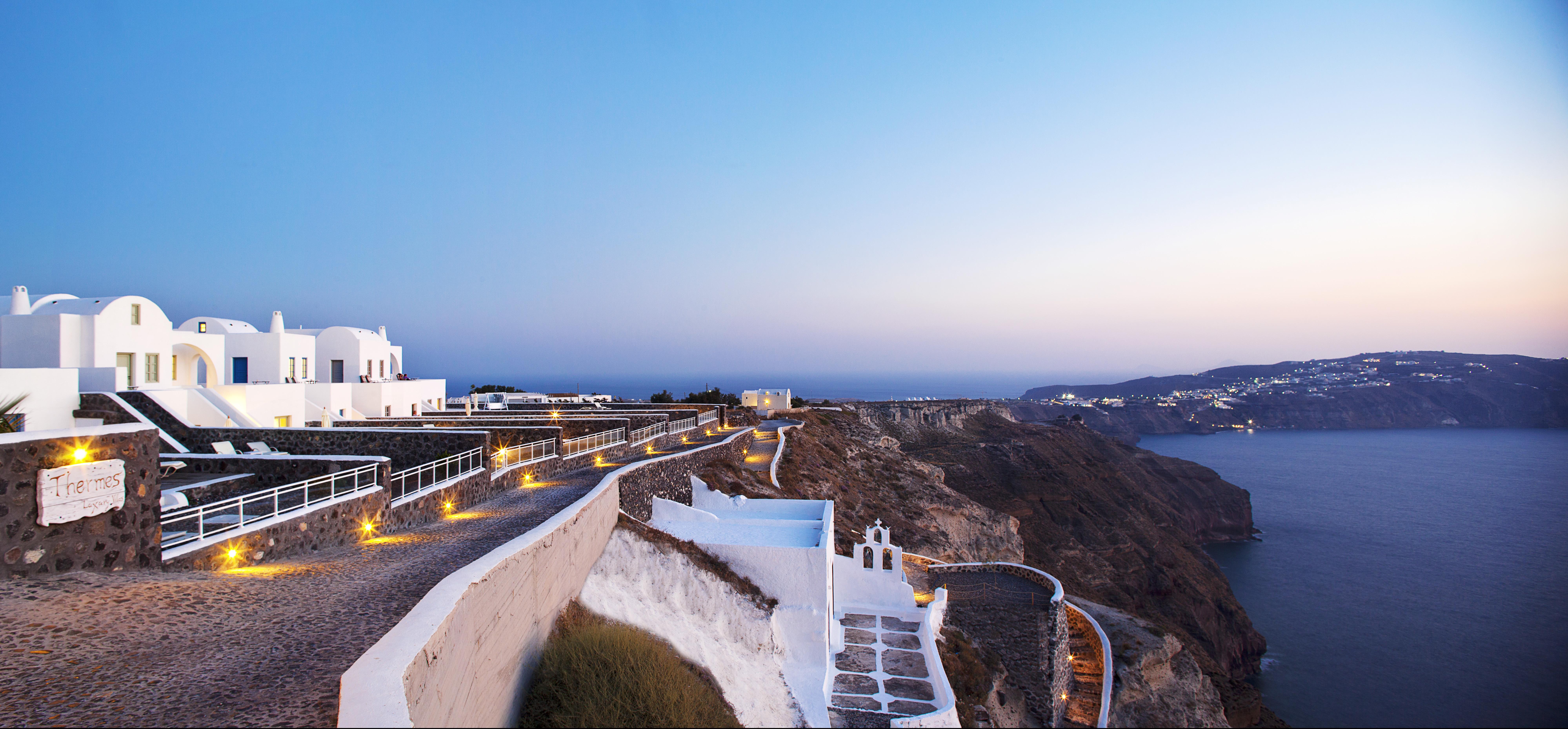 Thermes Luxury Villas And Spa (Adults Only) Megalochori  Eksteriør bilde