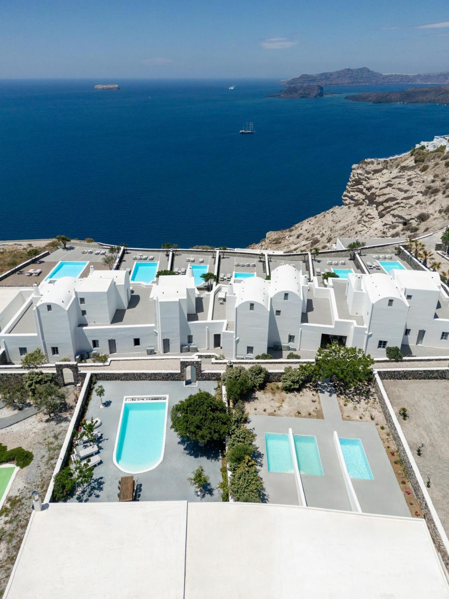 Thermes Luxury Villas And Spa (Adults Only) Megalochori  Eksteriør bilde