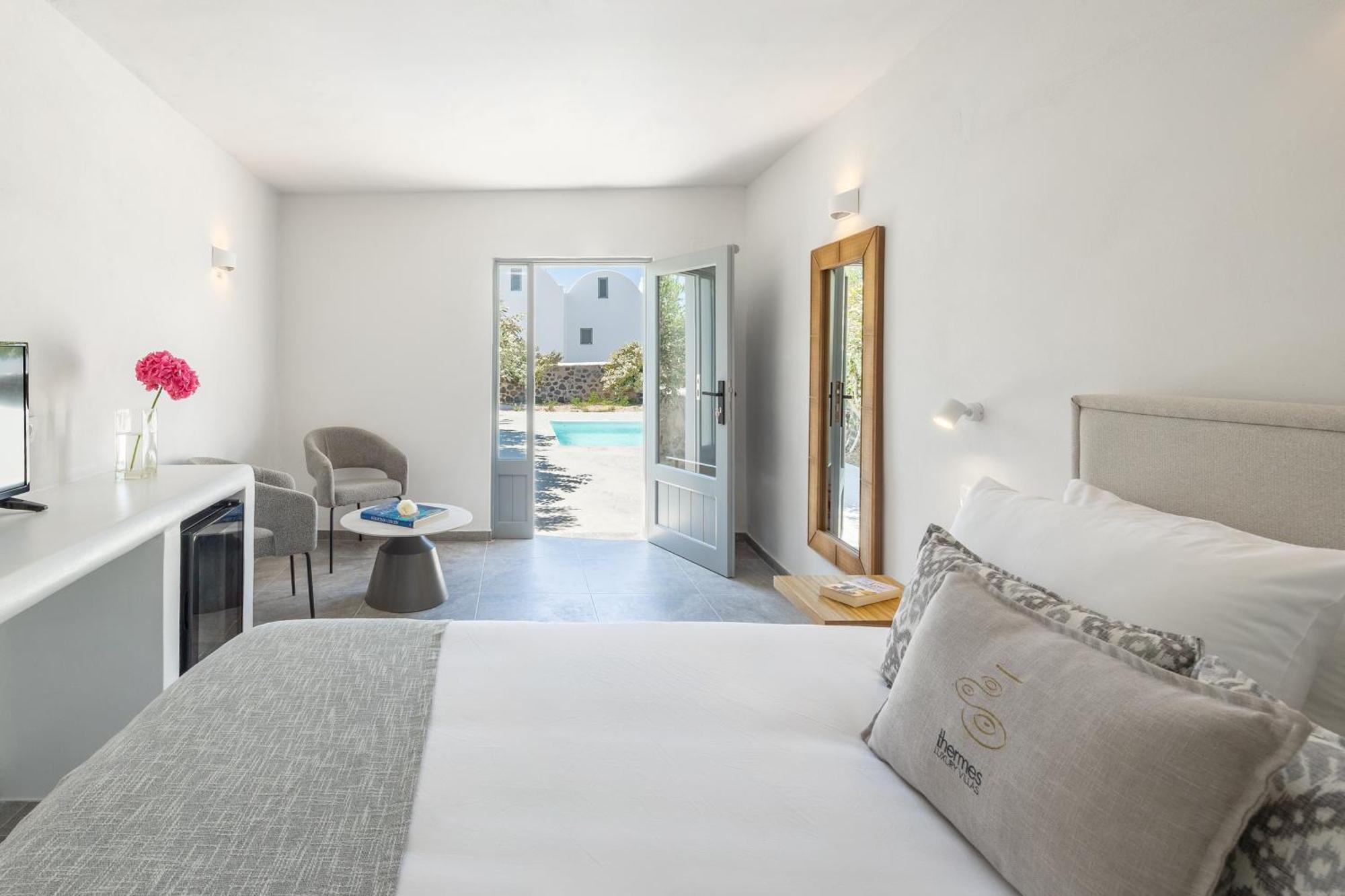 Thermes Luxury Villas And Spa (Adults Only) Megalochori  Eksteriør bilde