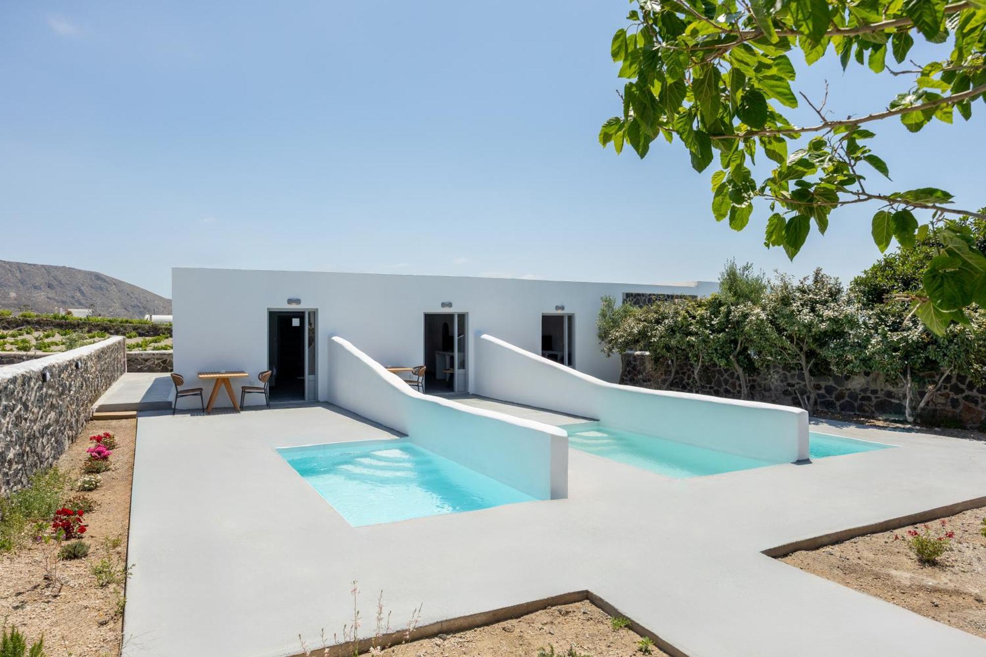 Thermes Luxury Villas And Spa (Adults Only) Megalochori  Eksteriør bilde