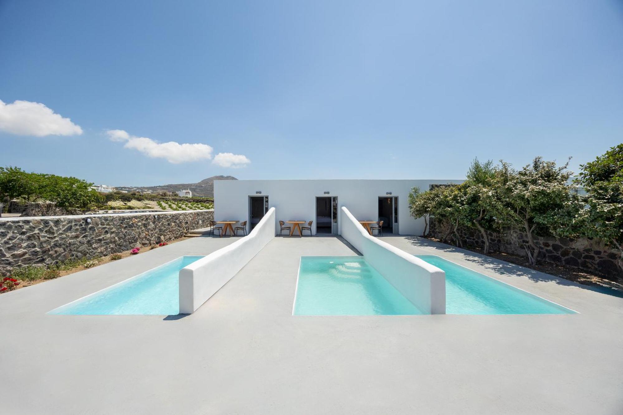 Thermes Luxury Villas And Spa (Adults Only) Megalochori  Eksteriør bilde