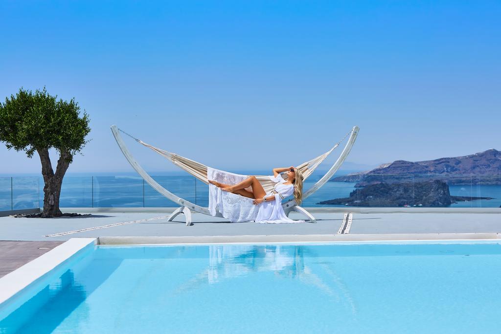 Thermes Luxury Villas And Spa (Adults Only) Megalochori  Eksteriør bilde